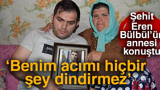 Şehit Eren Bülbül'ün annesi Ayşe Bülbül: 'Benim acımı hiçbir şey dindirmez'