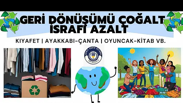 ŞEHİT ERSİN ÖZTÜRK ORTAOKULU ÖĞRENCİLERİNDEN GERİ DÖNÜŞÜM PROJESİ