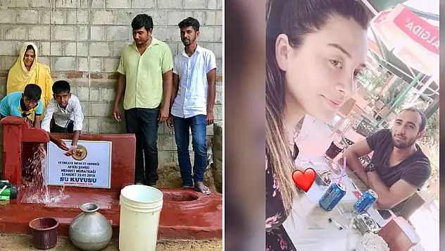 Şehit eşi için Arakan'a su kuyusu açtırdı