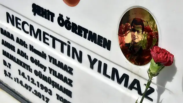 ŞEHİT ÖĞRETMEN NECMETTİN YILMAZ, ŞEHADETİNİN 4. YILINDA ANILDI