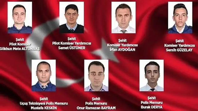 ŞEHİT OLAN 7 KAHRAMANIMIZIN KİMLİKLERİ BELLİ OLDU