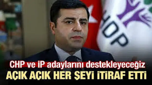 Selahattin Demirtaş: Batıda CHP ve İYİ Parti'nin Adaylarını Destekleyeceğiz