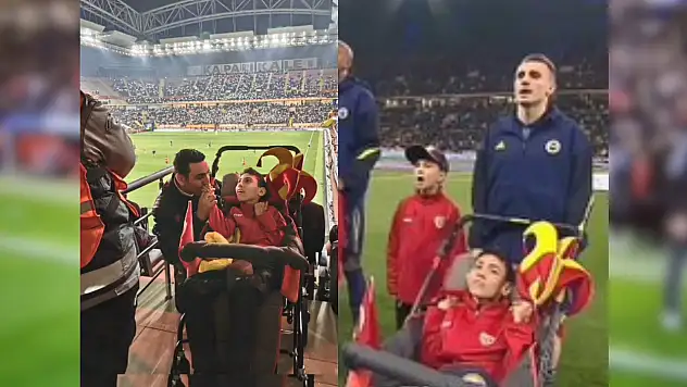 Serebral palsili Yavuz'un büyük hayali sahada gerçek oldu