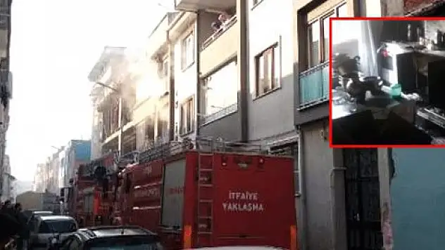 'ŞEYTANI YAKIYORUM' DEDİ, EVİNİ ATEŞE VERDİ