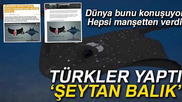 Silahlı İnsansız Deniz Aracı 'Wattozz' dünya basınında