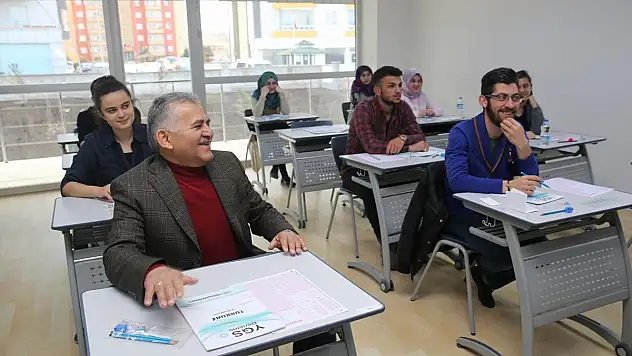 Sınav tatbikatı yapıldı