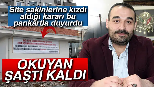 Site sakinlerine kızan müteahhit, dükkanı ücretsiz kiraya verecek
