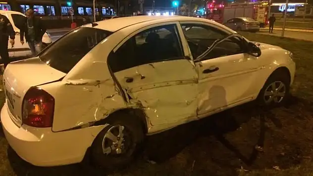 Sivas Caddesinde Trafik Kazası