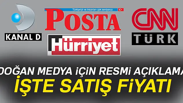 SON DAKİKA: Doğan Holding ne kadara satıldı ?