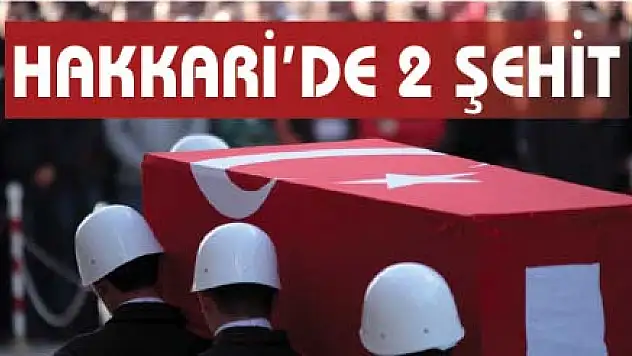 Son dakika haberleri! Hakkari'de 2 askerimiz şehit oldu
