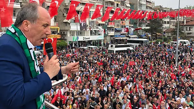 Son Dakika! Muharrem İnce'nin Diyarbakır Mitinginde 'Selo'ya Özgürlük' Sloganları Atıldı