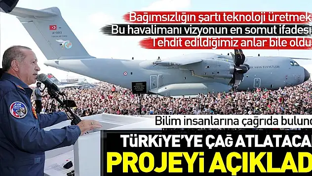 Son Dakika! Teknofest'te Konuşan Başkan Erdoğan: Milli Teknoloji Hamlesi'ni Başlatıyorum