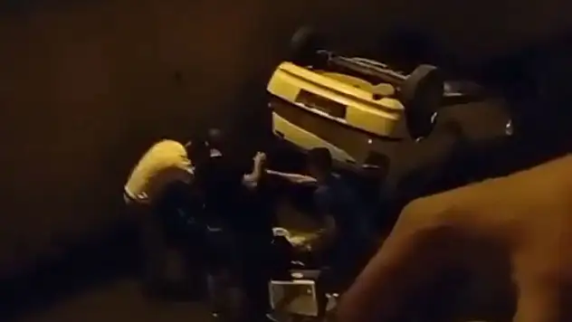 SU KANALINA DÜŞEN OTOMOBİLİN SÜRÜCÜSÜ YARALANDI