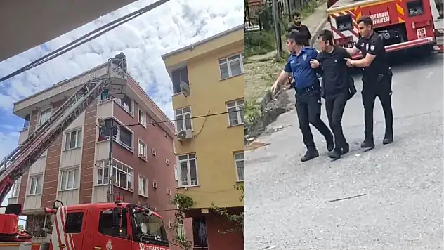 Sultangazi'de bir şahıs annesini evde rehin aldı