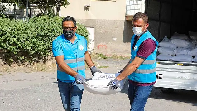TALAS BELEDİYESİ EKİP BİÇTİ, UN YAPIP DAĞITTI