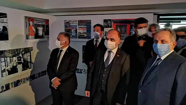 TALAS BELEDİYESİ'NDEN SAĞLIK ÇALIŞANLARI İÇİN ANLAMLI SERGİ