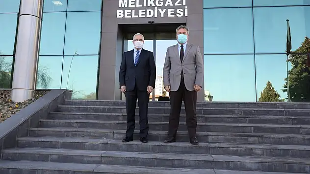 TALAS KAYMAKAMI DÖNMEZ'DEN BAŞKAN PALANCIOĞLU'NA ZİYARET