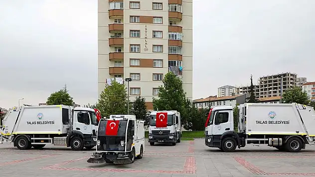 TALAS'TA TEMİZLİK FİLOSUNA TAKVİYE