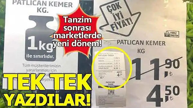 Tanzim Satışların Ardından Marketler, Fiyat Etiketine Maliyet Tablosu Ekledi