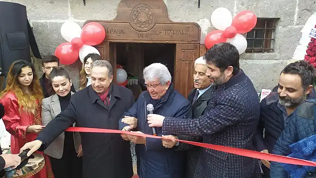 TARİHİ ALİ SAİT PAŞA HAMAMI AÇILDI