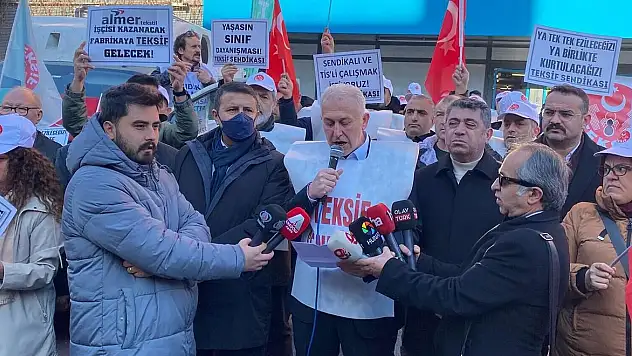 TEKSİF SENDİKASI, İŞTEN ATILAN 12 İŞÇİ İÇİN TOPLANDI