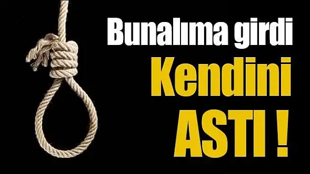Tır dorsesine kendini asarak intihar etti