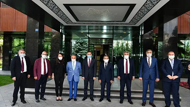TMSF BAŞKANI'NDAN BAŞKAN BÜYÜKKILIÇ'A ZİYARET