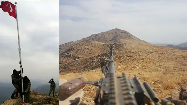 Türk askeri Kuzey Irak'taki Kokozer Dağı'na bayrak dikti