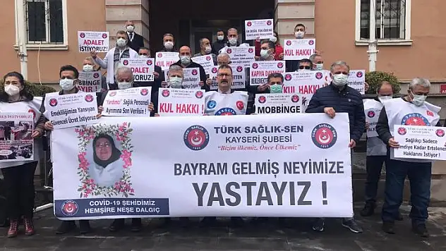 TÜRK SAĞLIK SEN'DEN 'BAYRAM GELMİŞ NEYİMİZE, YASTAYIZ' TEPKİSİ