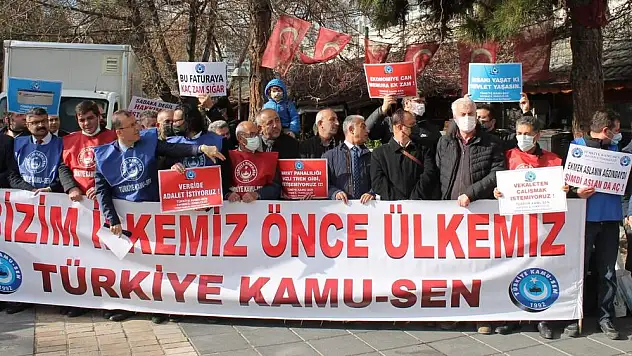 TÜRKİYE KAMU-SEN'DEN EK ZAM TALEBİ
