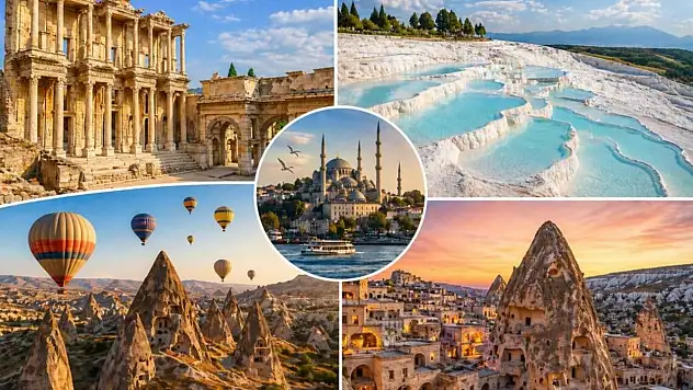 Türkiye'nin en çok ziyaret edilen turizm destinasyonları