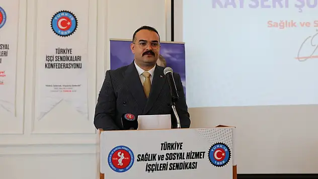 Türkiye Sağlık-İş Kayseri Şubesi'nde Soner Salcanlıer yeniden başkan seçildi