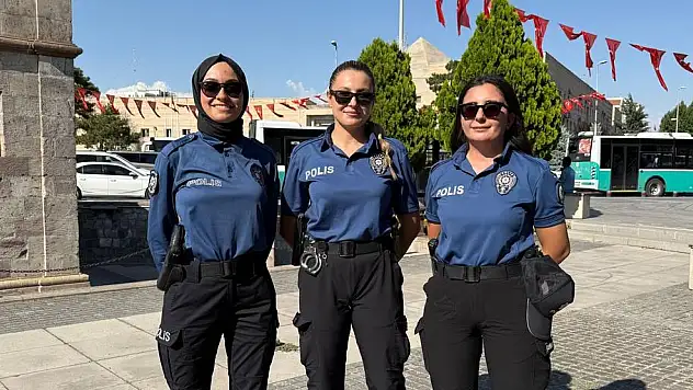 TÜRKİYE'DE İLK: DEVRİYE EKİPLERDE 5 KADIN PERSONEL SAHADA