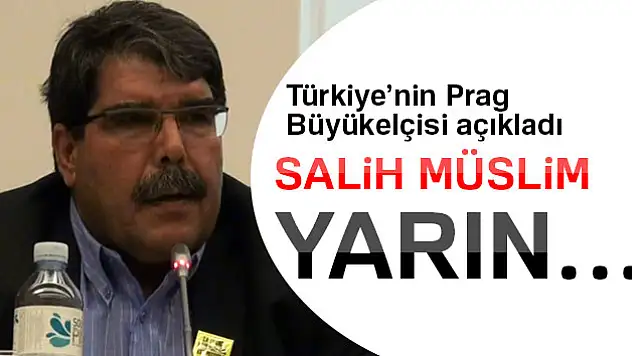Türkiye'nin Prag Büyükelçisi açıkladı: Salih Müslim yarın…