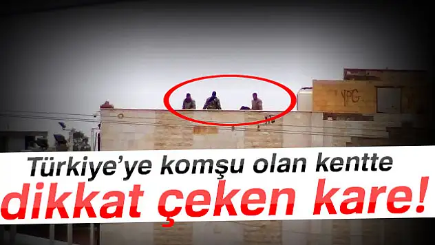 Türkiye'ye komşu olan kentte dikkat çeken kare