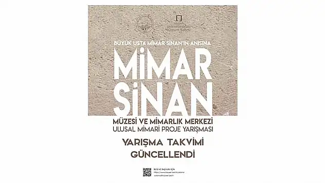 ULUSAL MİMARİ PROJE YARIŞMA TAKVİMİ GÜNCELLENDİ