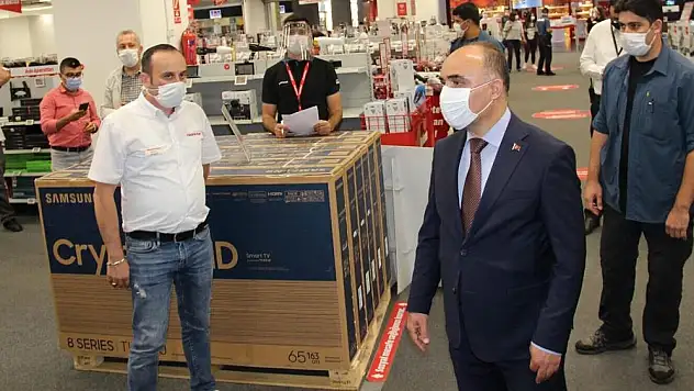 VALİ GÜNAYDIN KORONAVİRÜS DENETİMLERİNİ SÜRDÜRÜYOR!