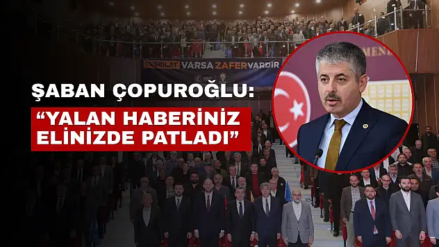 Vekil Çopuroğlu: Yalan haberiniz elinizde patladı