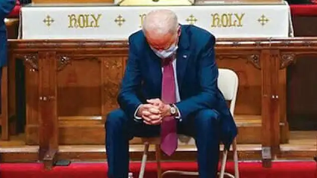 VERDİĞİ DESTEK BİDEN'IN BAŞINI YAKTI! KİLİSE AFAROZ EDEBİLİR