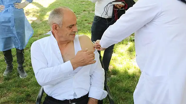 YAHYALI BELEDİYESİ AŞILAMA KAMPANYASINA KATILDI