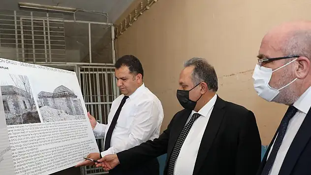 YALÇIN VE KARAMUSTAFA KADİM MESLEKLERİ CANLANDIRACAK OKULU İNCELEDİ
