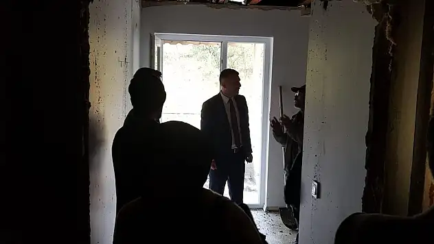 YANAN EVLERE BELEDİYE DESTEĞİ!