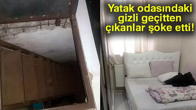 Yatak odasındaki gizli geçit kaçak sigaralara çıktı