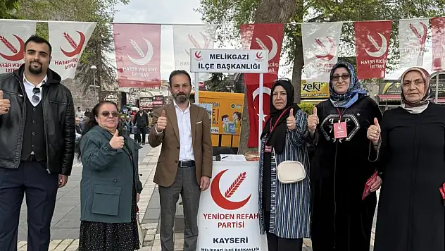 Yeniden Refah Partisi'nden Kayseri'de 13 ilçede üye hamlesi