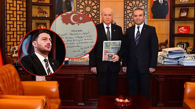 Yıldıray Çiçek'ten Başkan Kalın'a imzalı kitap hediyesi