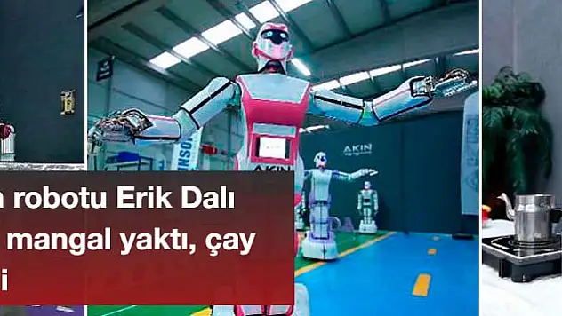 Yurdum robotu Erik Dalı oynadı, mangal yaktı, çay demledi