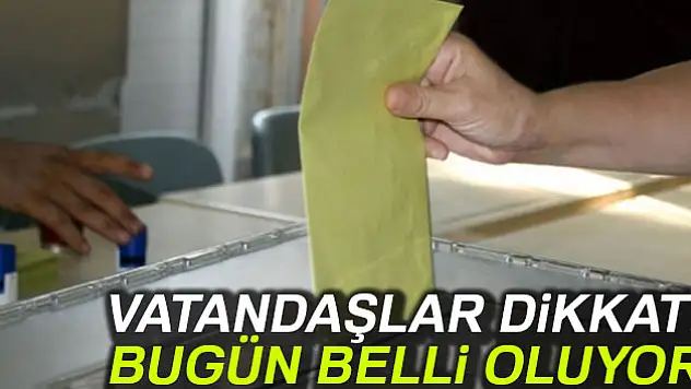 Yurt içi seçmenlerin oy vereceği yer ve sandıklar belli oluyor