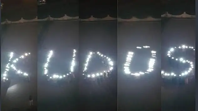 Yurt öğrencilerinden Kudüs'e destek