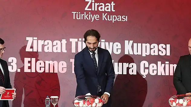 ZİRAAT TÜRKİYE KUPASI 3. ELEME TURU EŞLEŞMELERİ BELLİ OLDU