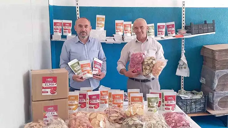 Develi'de kurutulan meyveler yıl boyu tüketiliyor